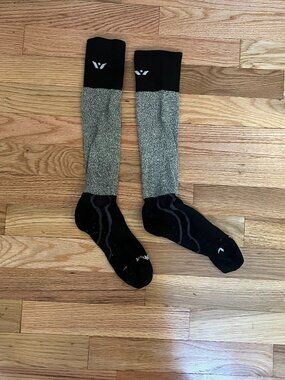 Men's Large Swiftwick Long Hockey Socks Cut Compression Resistant